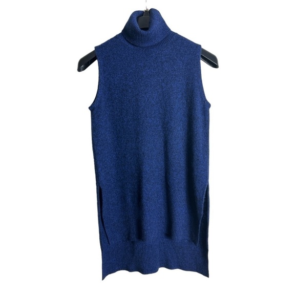 Aqua Sleeveless Tunic Cashmere Sweater Size XS - Picture 1 of 6